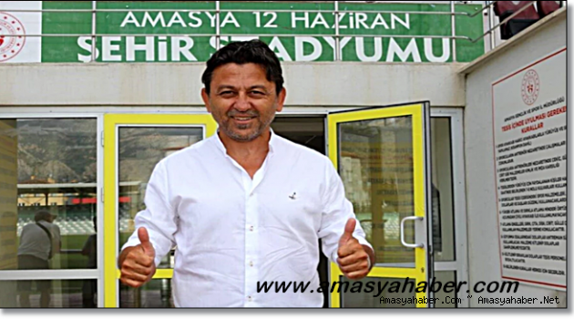  Amasyaspor'da yeni teknik direktör Zafer Uysal.